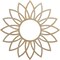 Ekena Millwork Daisy Wood Fretwork Pierced Ceiling Medallion, Hickory, 32"OD x 11 1/8"ID x 3/8"T CMWP32X32X0375DAHI - alternate 1